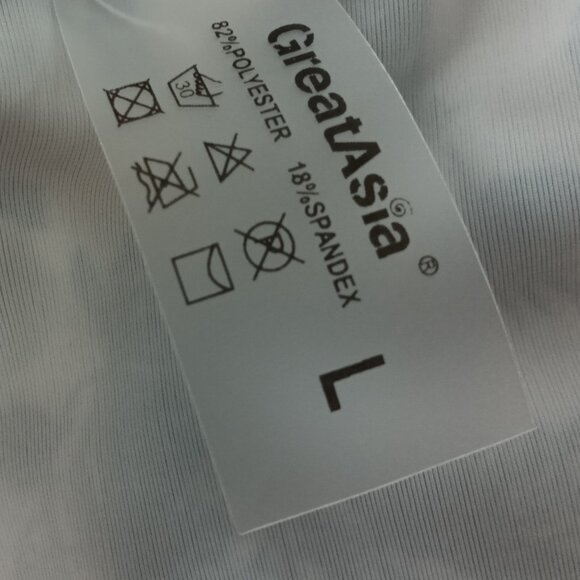 NWOT GREAT ASIA SWIM BRIEF, BLUE FLOWERS ON WHITE, ASIAN SIZE "L" - Picture 5 of 6